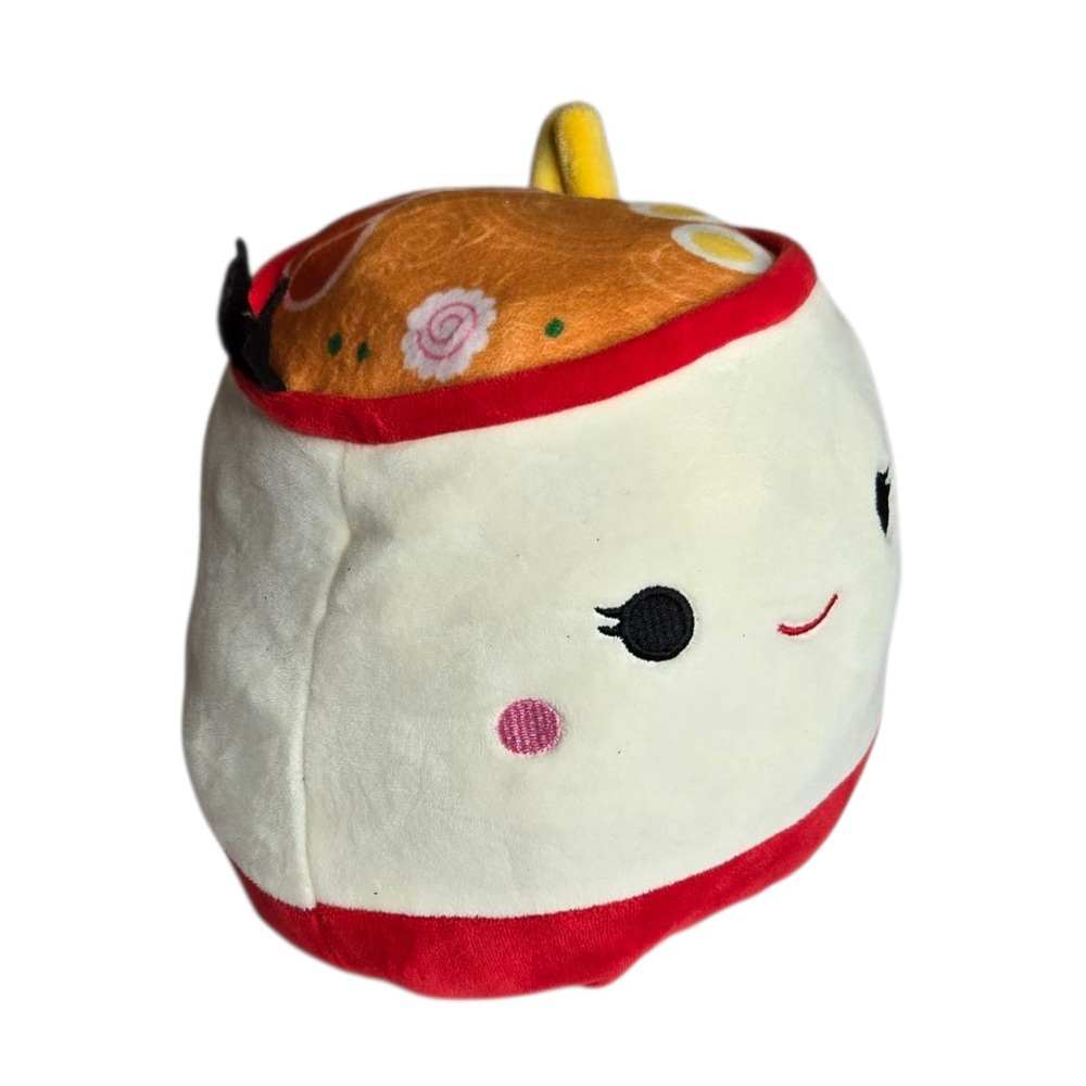Squishmallows 8" FlipAMallows Shun Sushi & Raisy Ramen Food Squad Plush Kellytoy - Picture 3 of 12